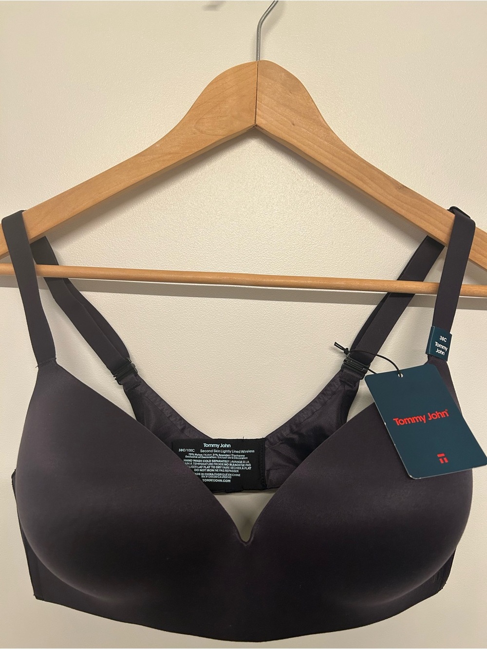 Tommy John Second Skin Wireless Bra 38C